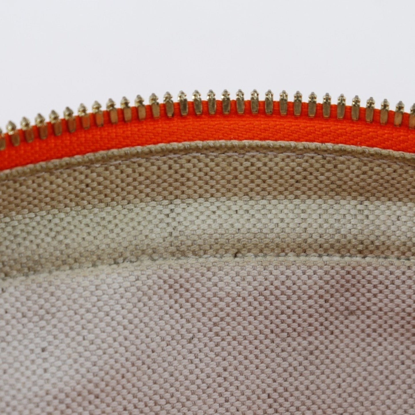 Gucci Orange Canvas Leather Shoulder Bag