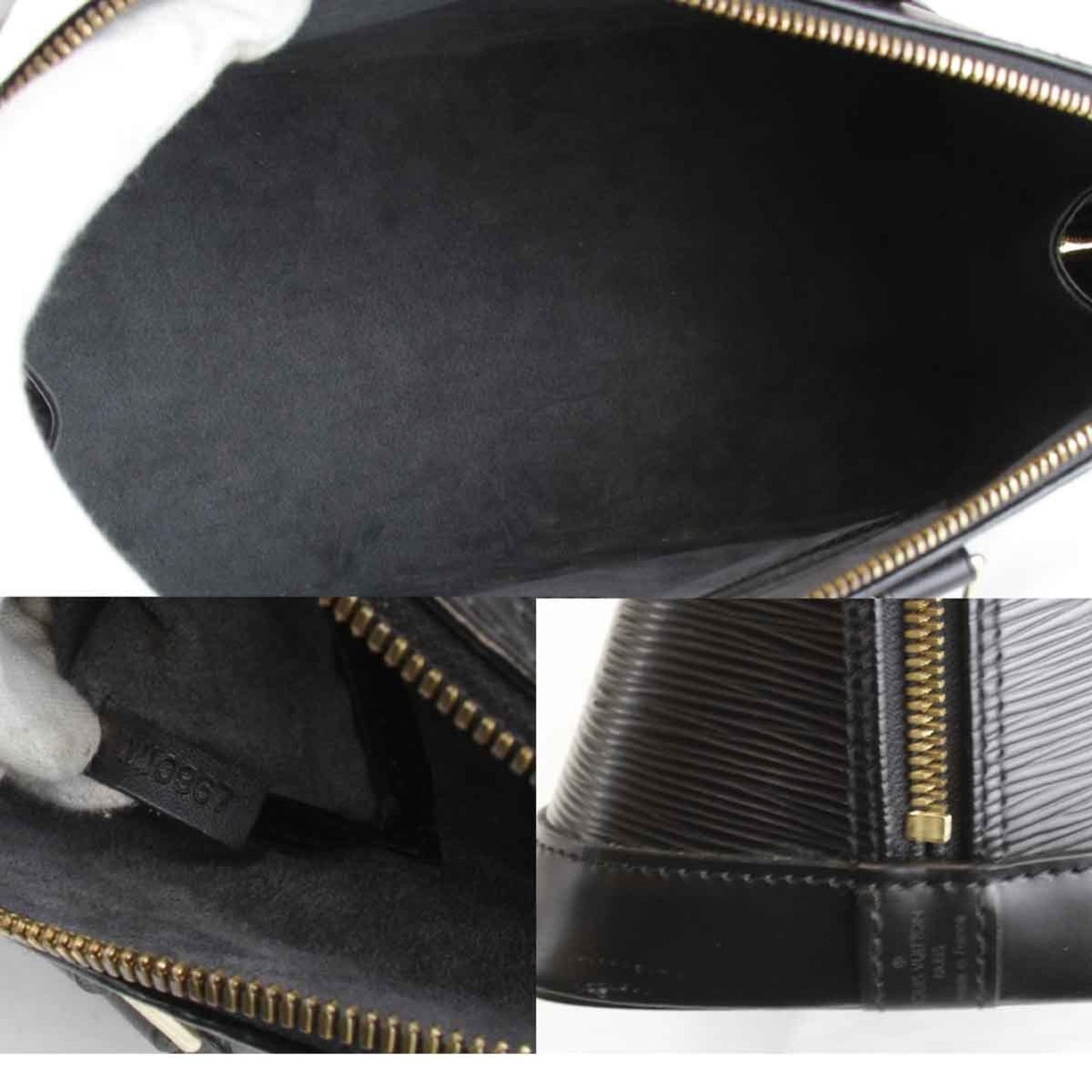 Louis Vuitton Black Epi Leather Shoulder Bag
