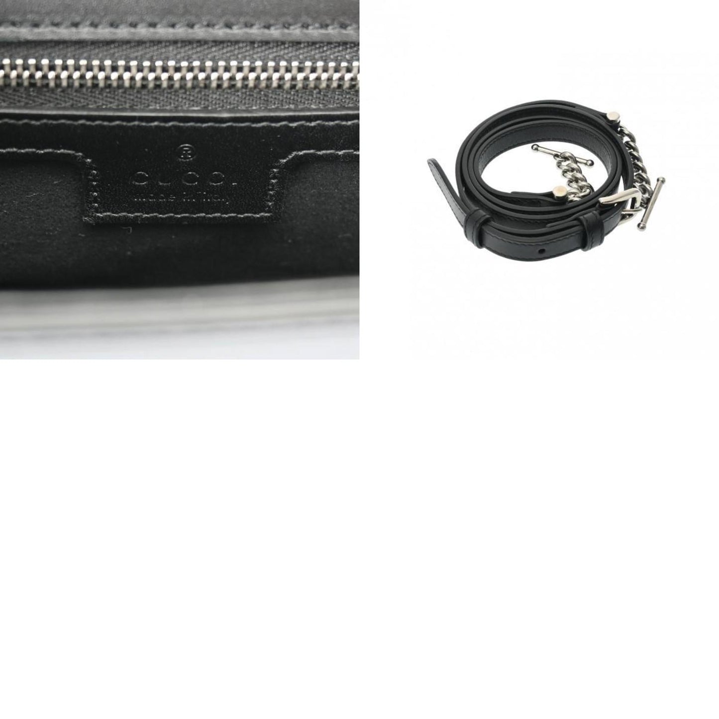 Gucci Black Leather Shoulder Bag