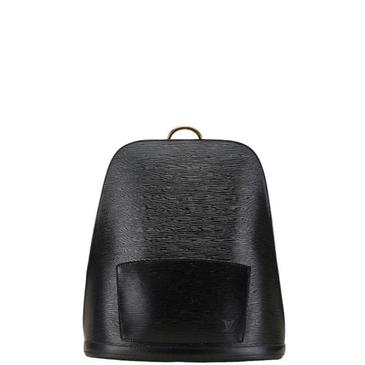 Louis Vuitton Black Noir Leather Backpack ()