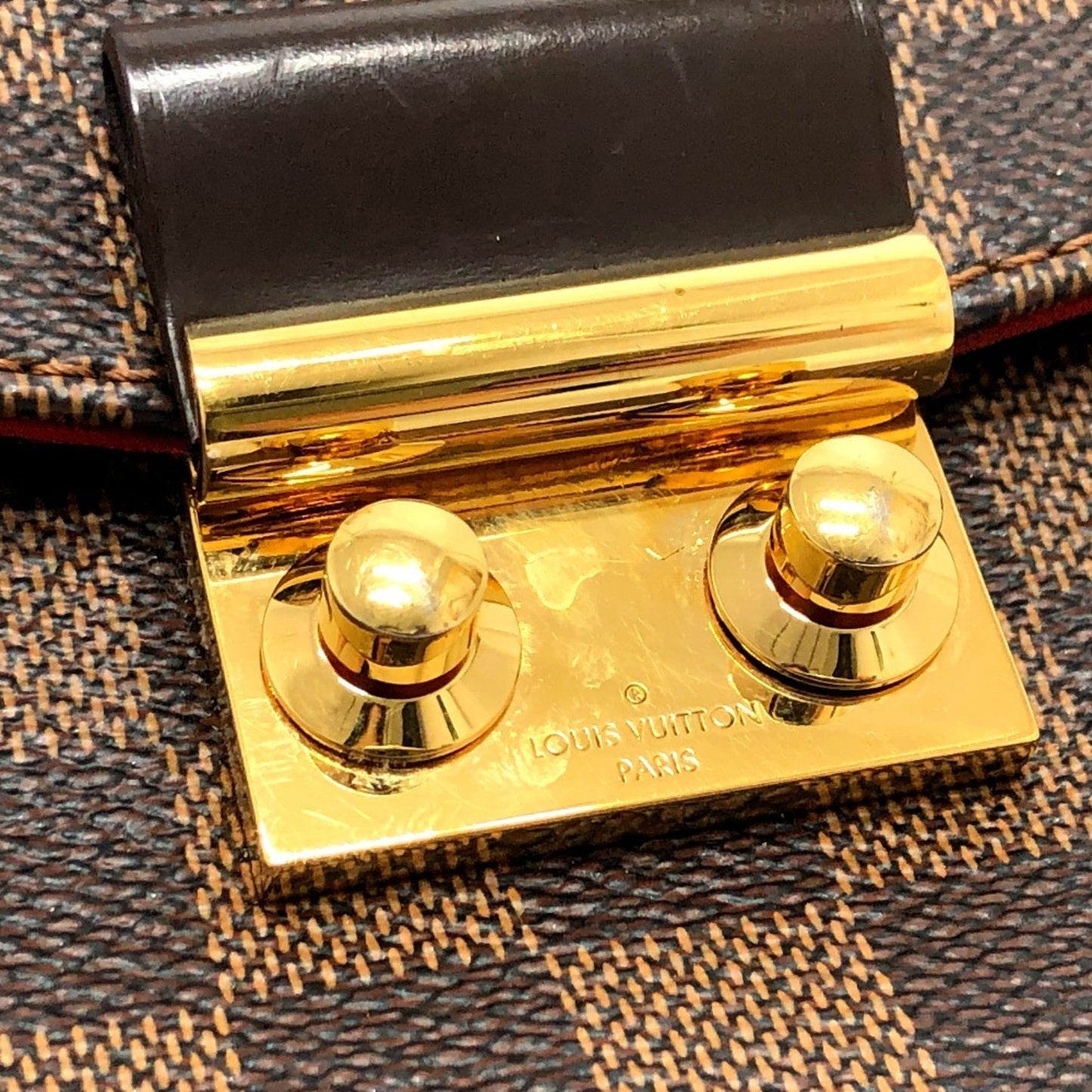 Louis Vuitton Brown Ebene Damier Canvas Handbag Shoulder Bag