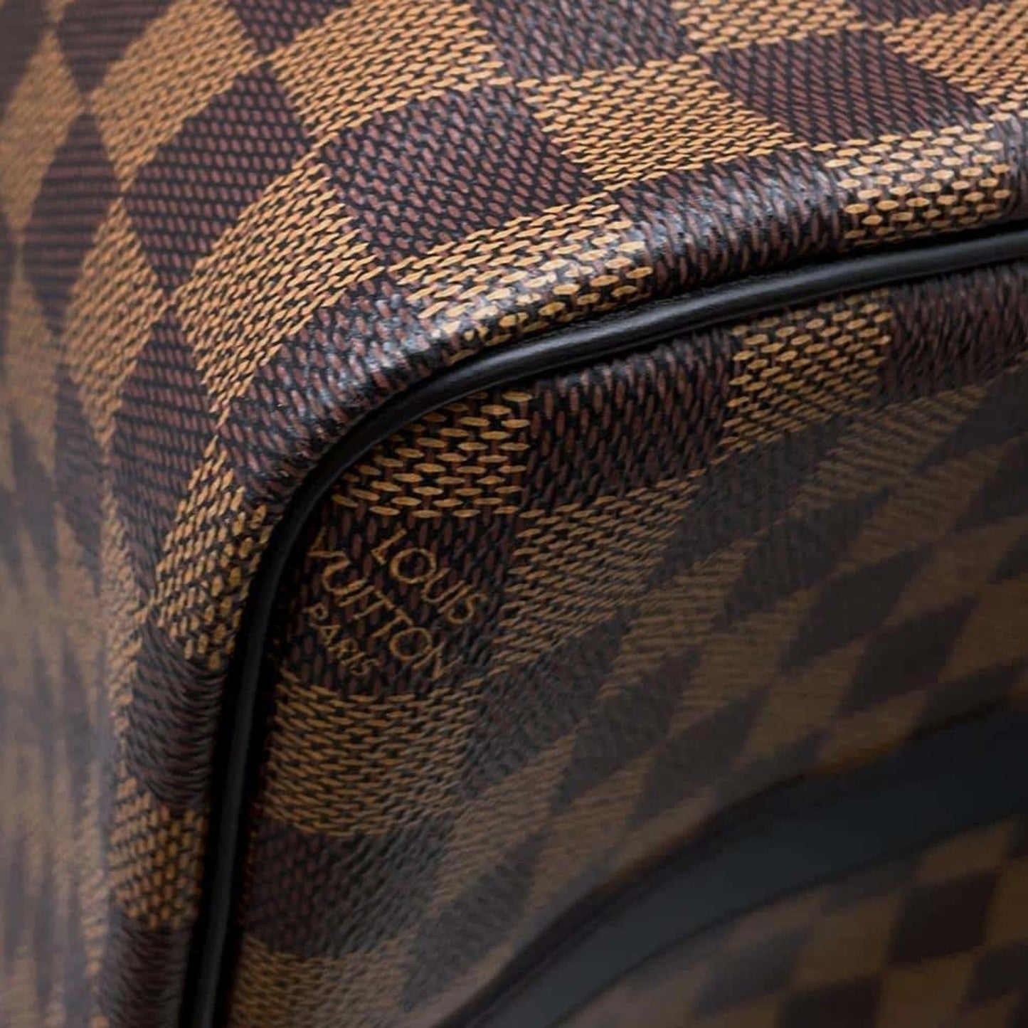 Louis Vuitton Brown Damier Canvas Boston Bag Shoulder Bag