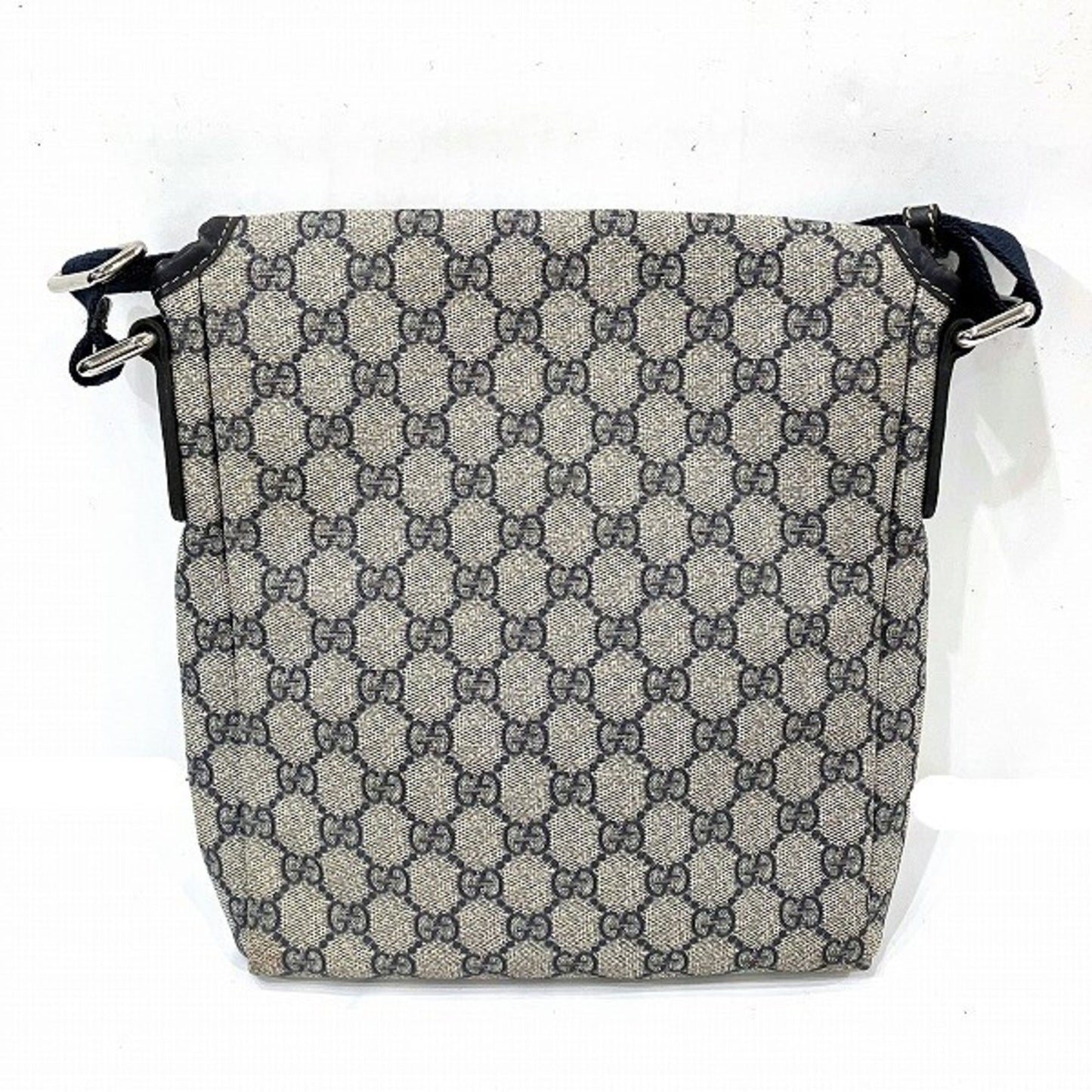 Gucci Navy Pvc Shoulder Bag