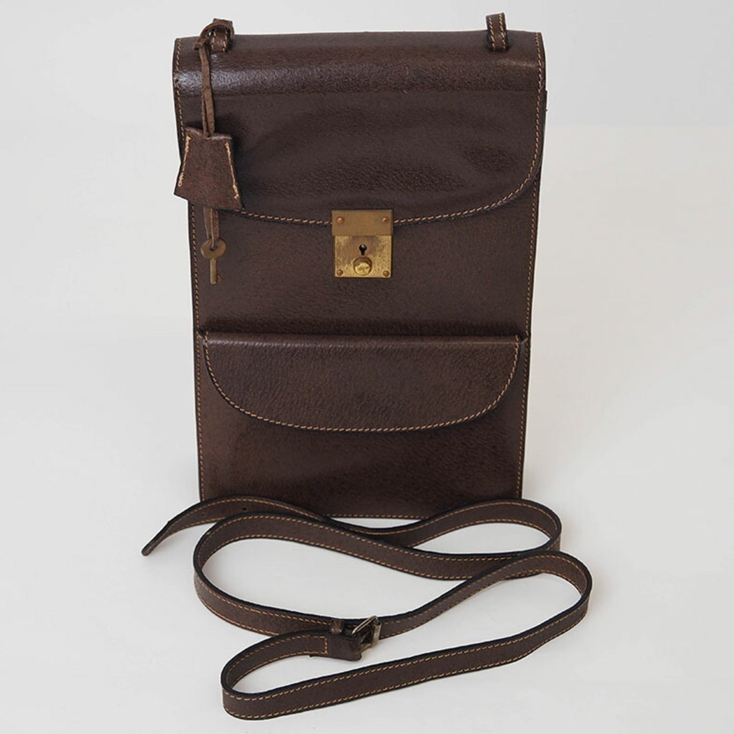 Gucci Brown Leather Shoulder Bag