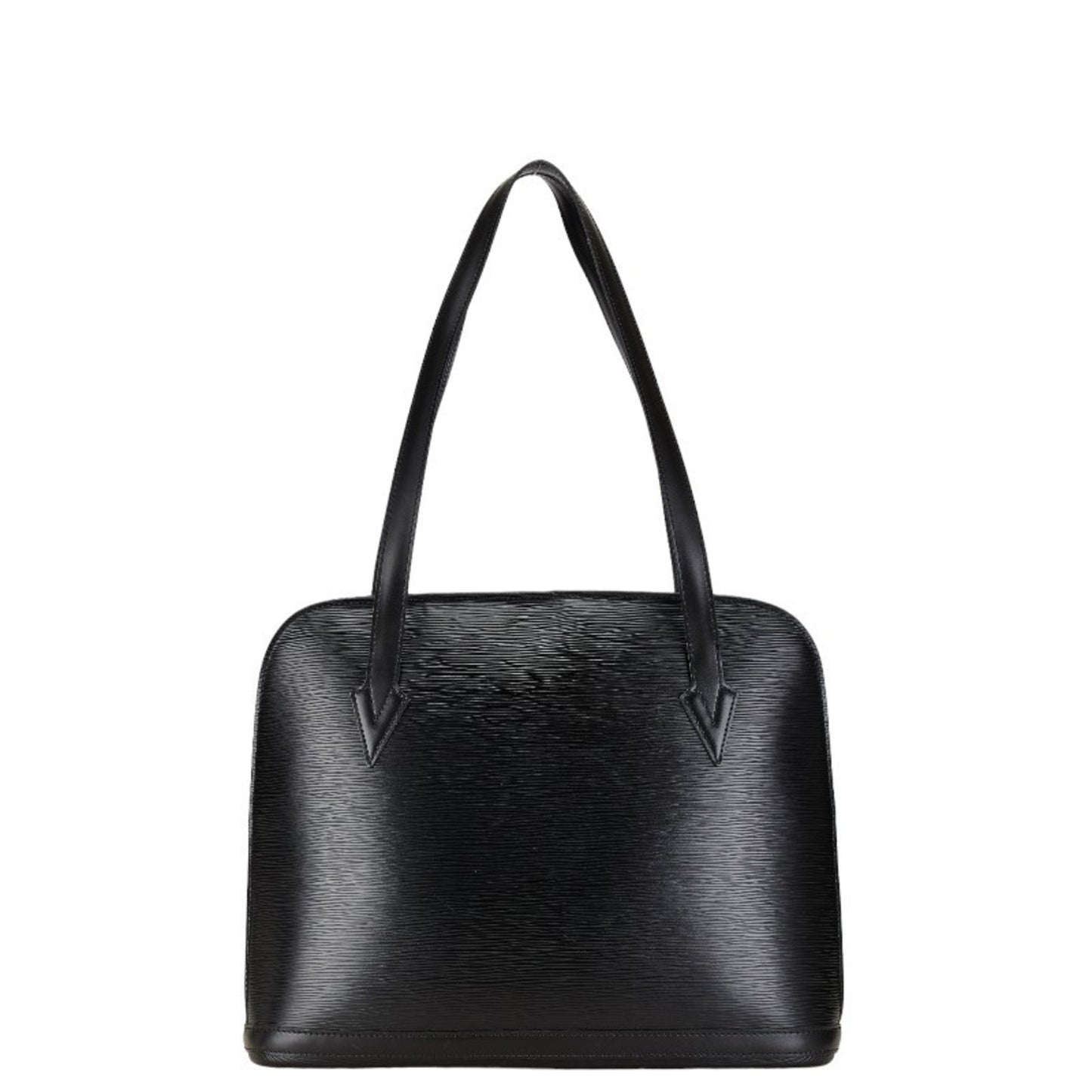 Louis Vuitton Black Noir Leather Shoulder Bag Tote Bag