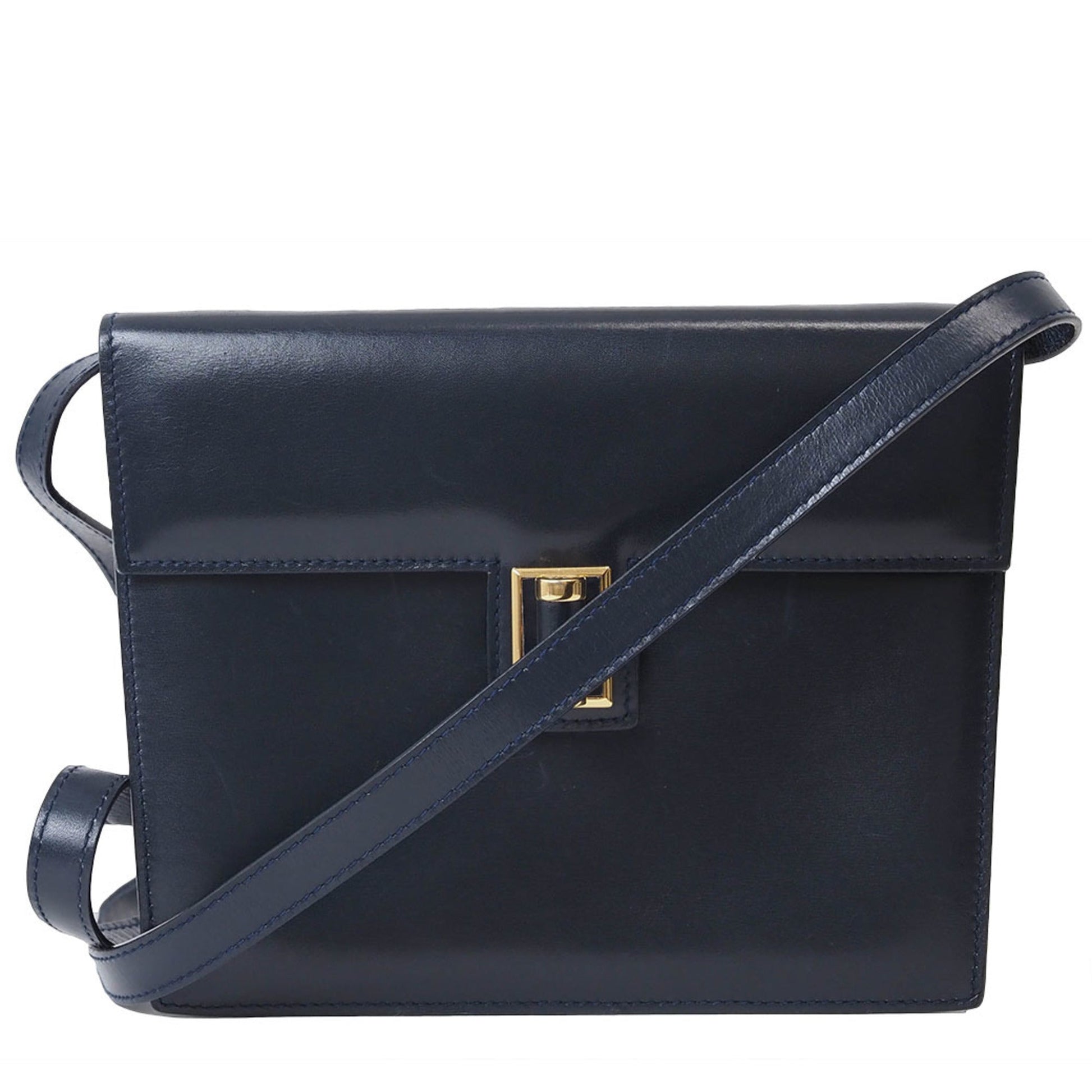 Gucci Navy Leather Shoulder Bag ()