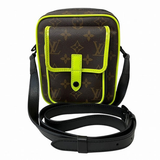 Louis Vuitton Brown Yellow Shoulder Bag ()