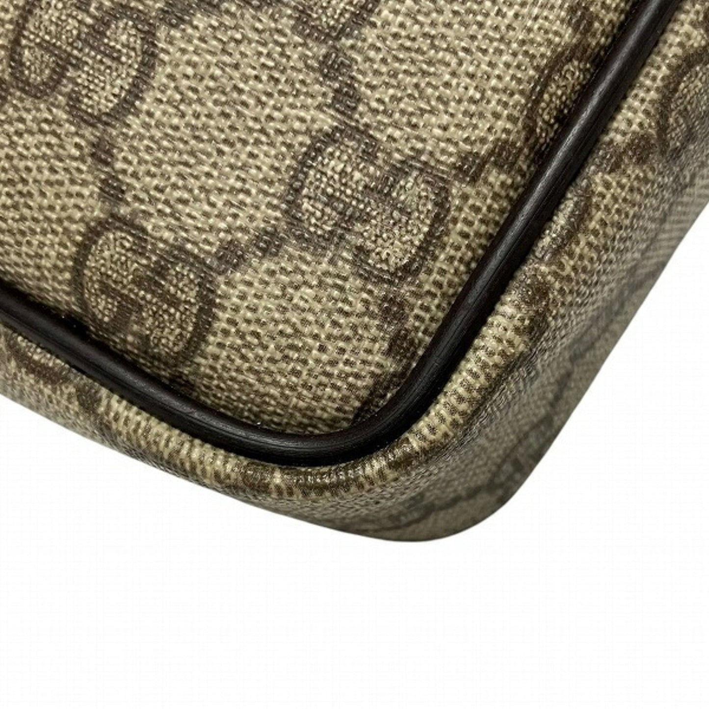 Gucci Brown Pvc Leather Shoulder Bag
