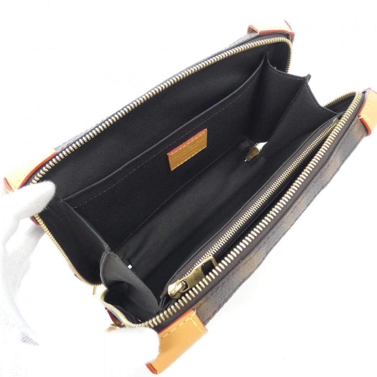 Louis Vuitton Marron Coated Canvas Shoulder Bag