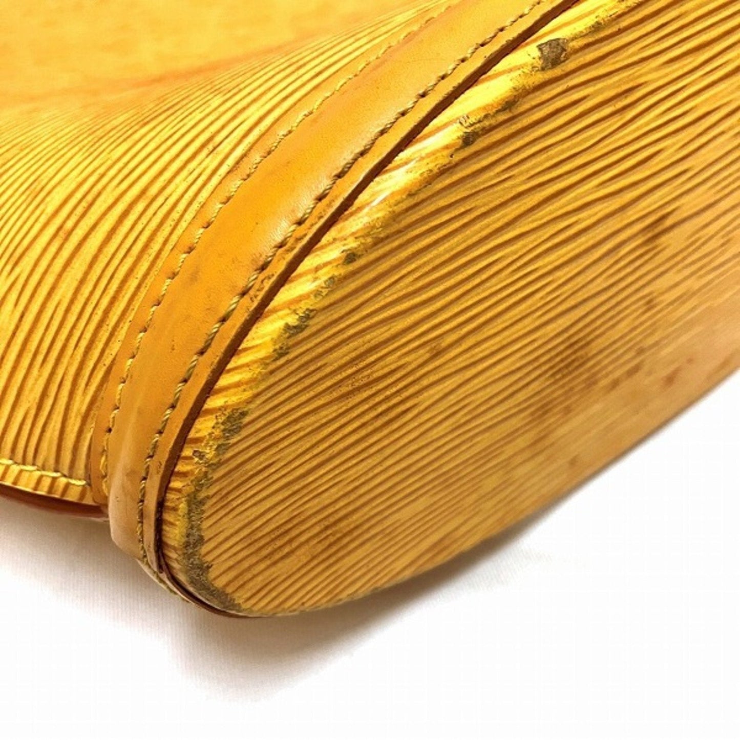 Louis Vuitton Epi Yellow Leather Shoulder Bag Tote Bag