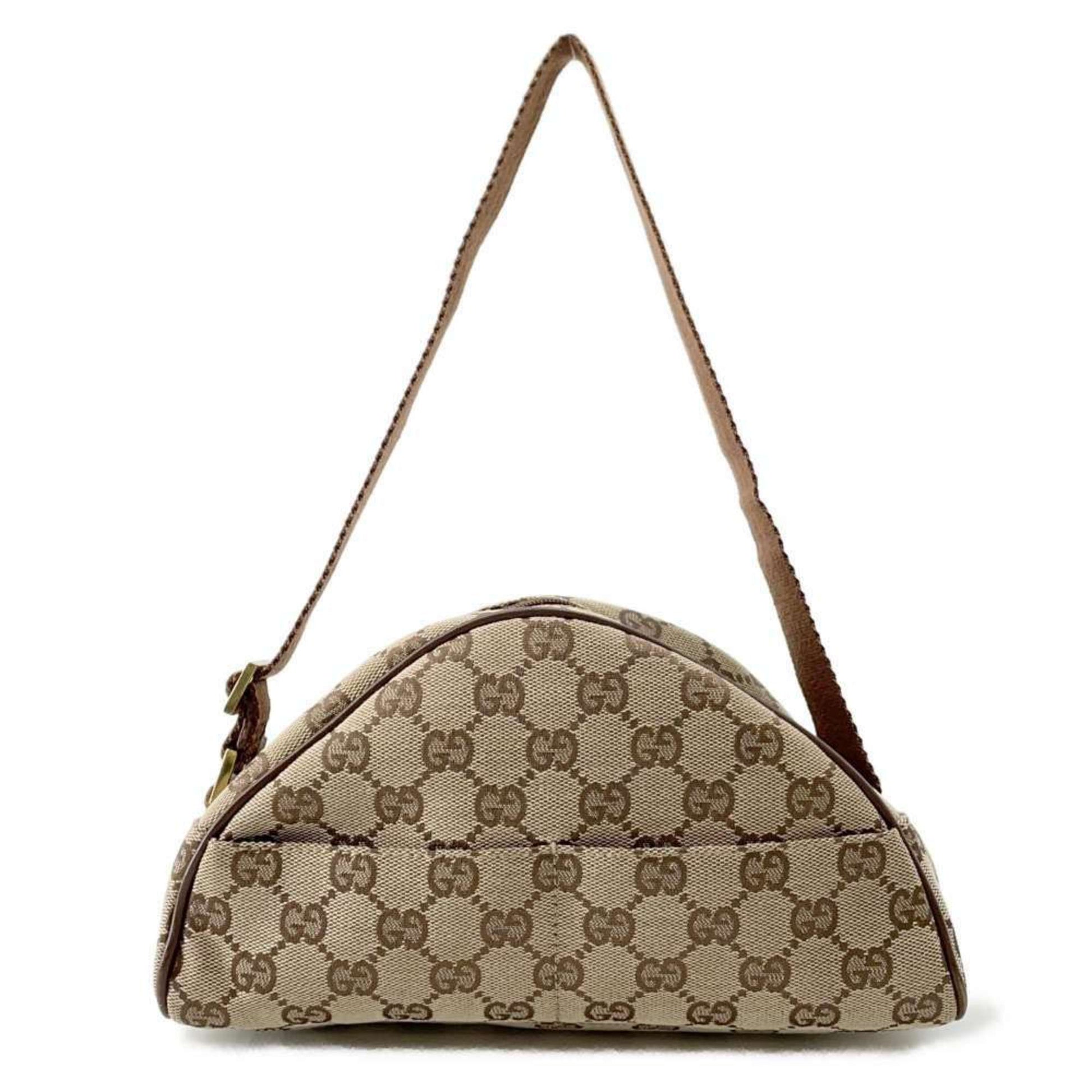 Gucci Gg Canvas Brown Gg Canvas Shoulder Bag ()