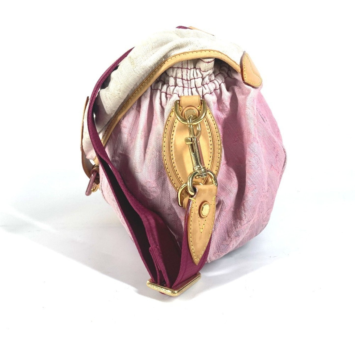 Louis Vuitton Pink Monogram Denim Shoulder Bag