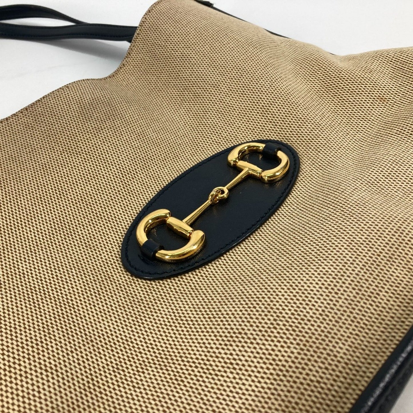 Gucci Beige Cloth Tote Bag