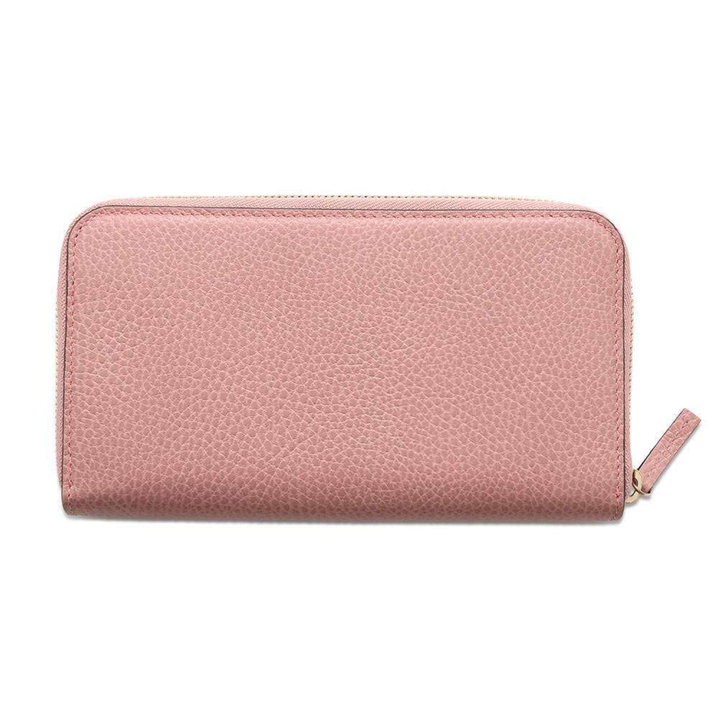 Gucci Pink Leather Long Wallet (Bi-Fold)