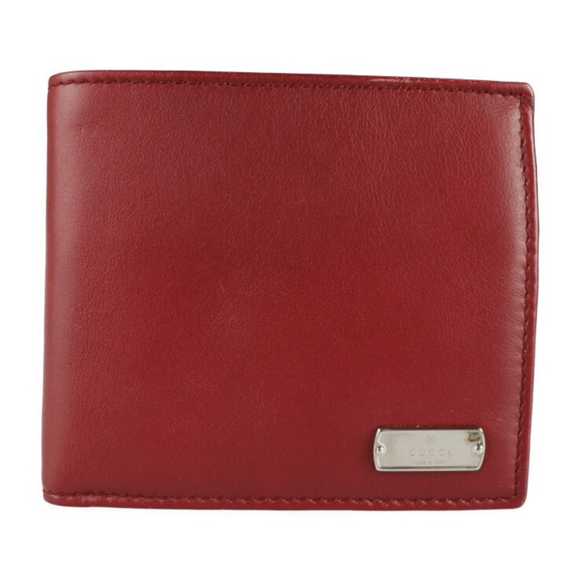 Gucci Bordeaux Leather Wallet (Bi-Fold) ()