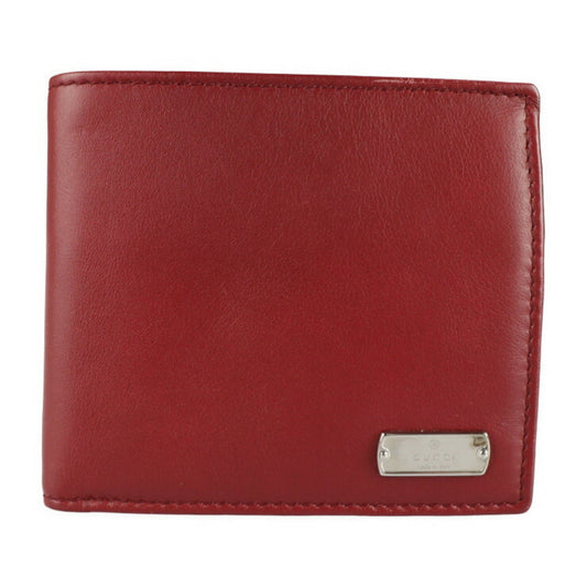 Gucci Bordeaux Leather Wallet (Bi-Fold) ()