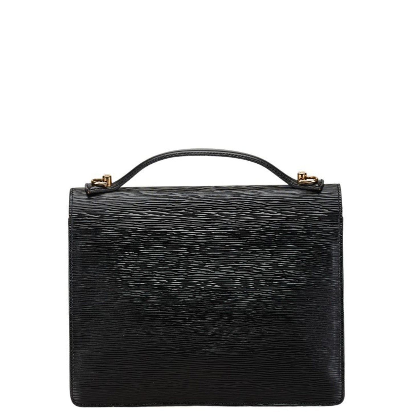 Louis Vuitton Black Noir Epi Leather Handbag Shoulder Bag
