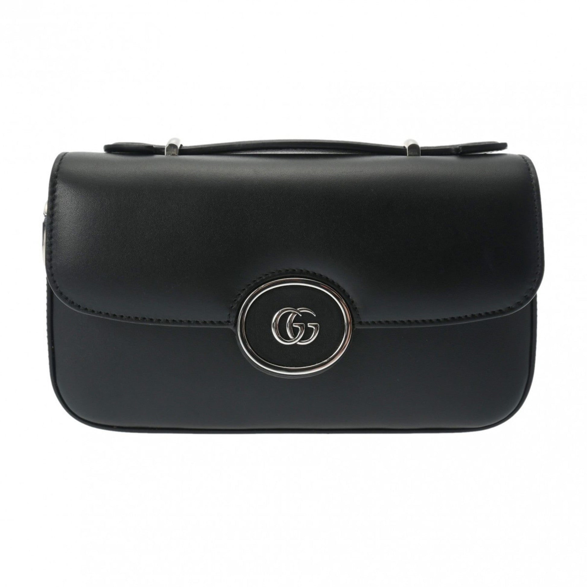 Gucci Black Leather Shoulder Bag ()