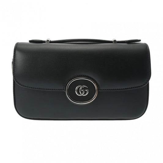 Gucci Black Leather Shoulder Bag ()