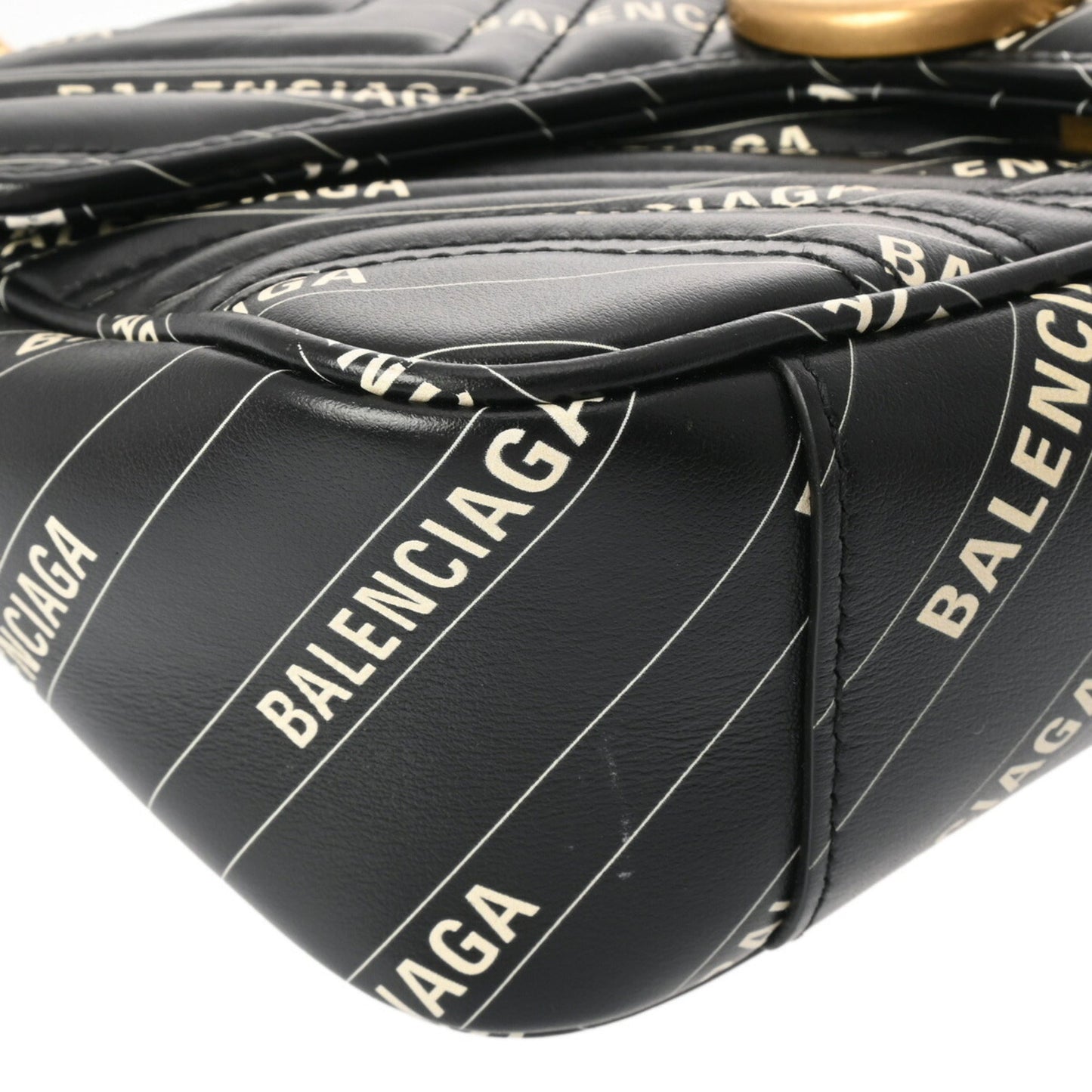 Gucci Black Leather Shoulder Bag