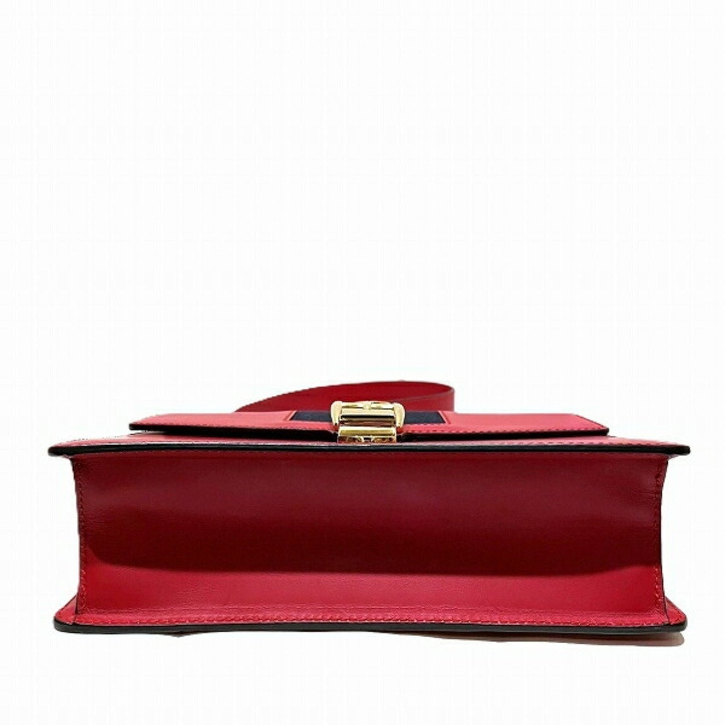Gucci Red Color Leather Shoulder Bag