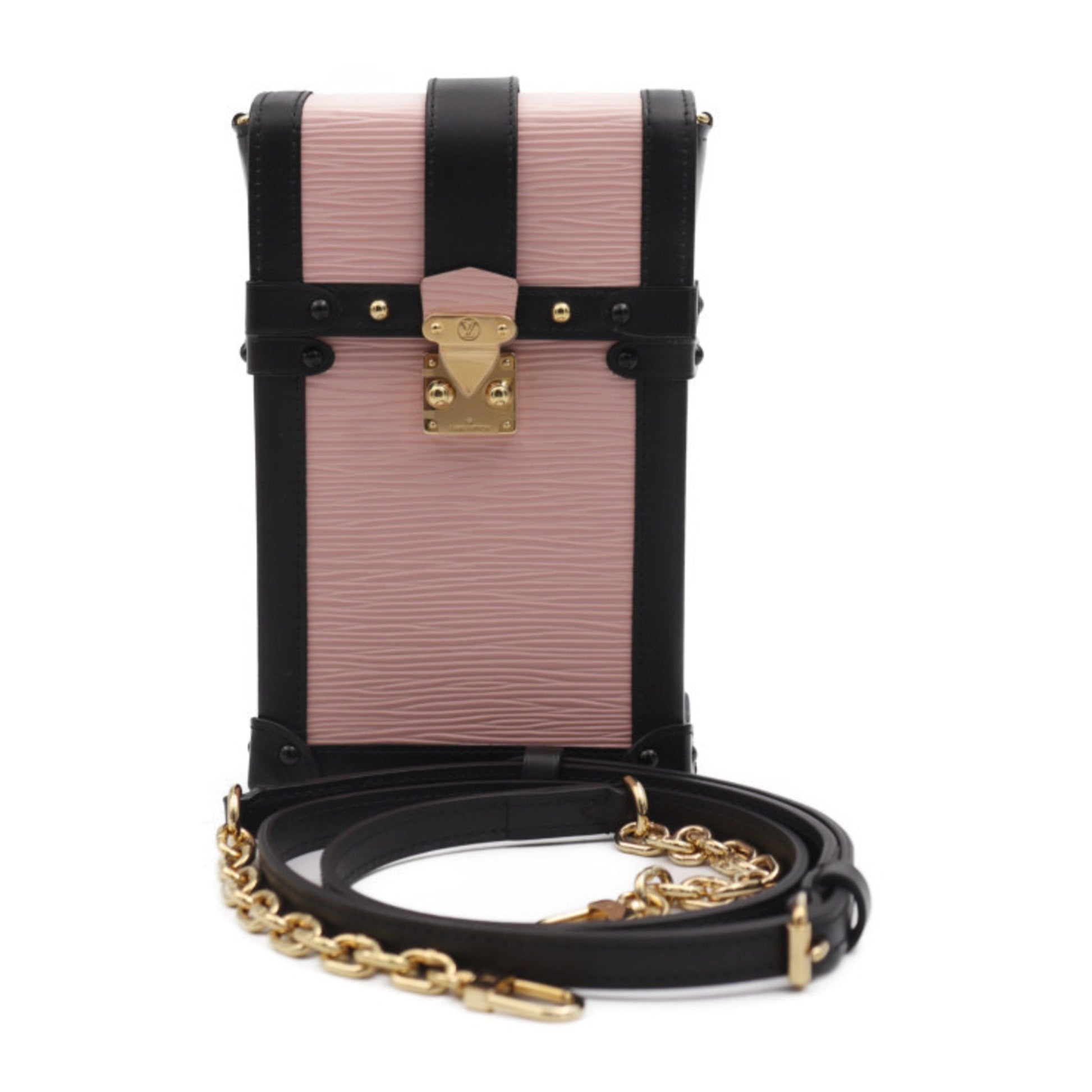 Louis Vuitton Black Rose Ballerine Epi Leather Leather Pochette Pouch Shoulder Bag ()
