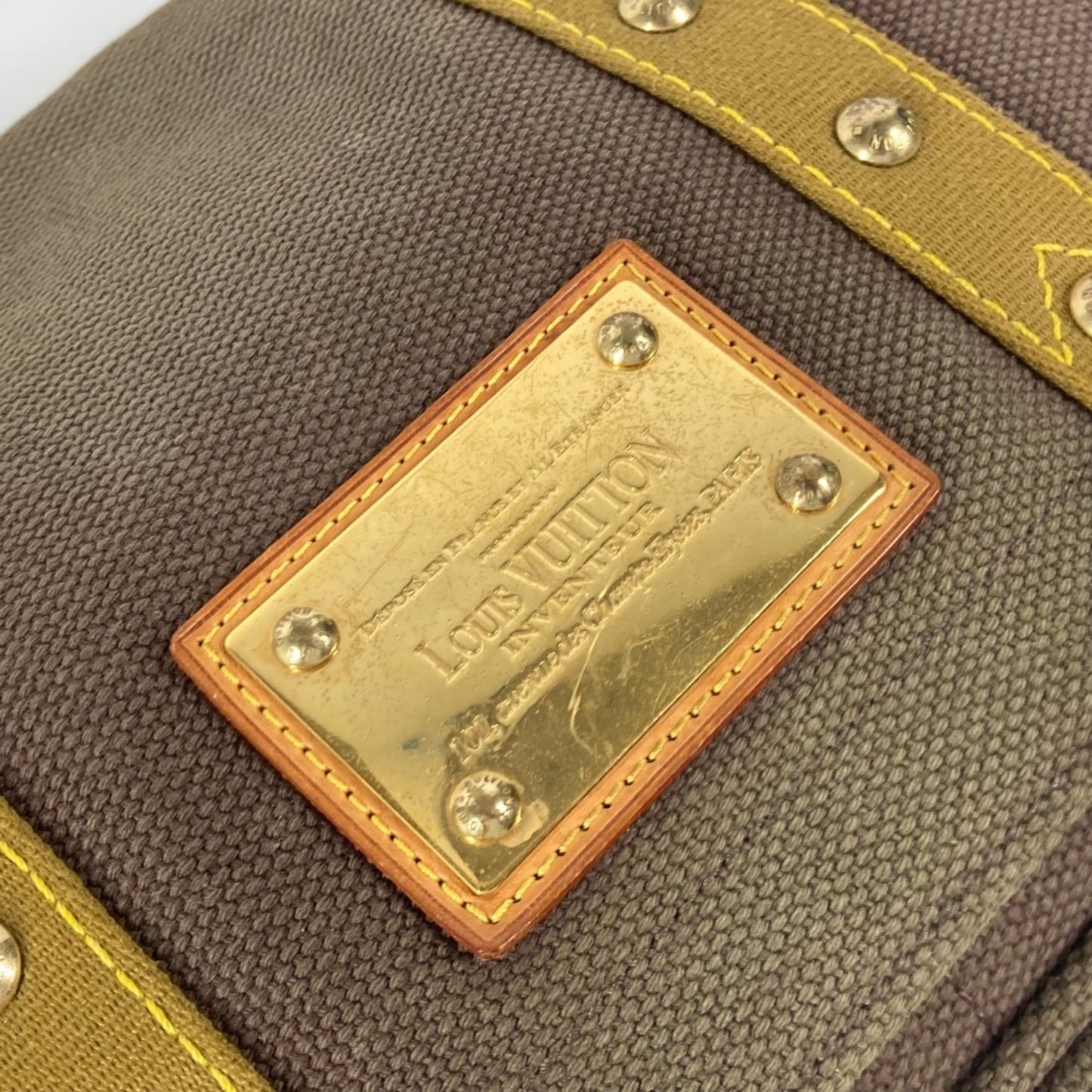 Louis Vuitton Brown Canvas Shoulder Bag