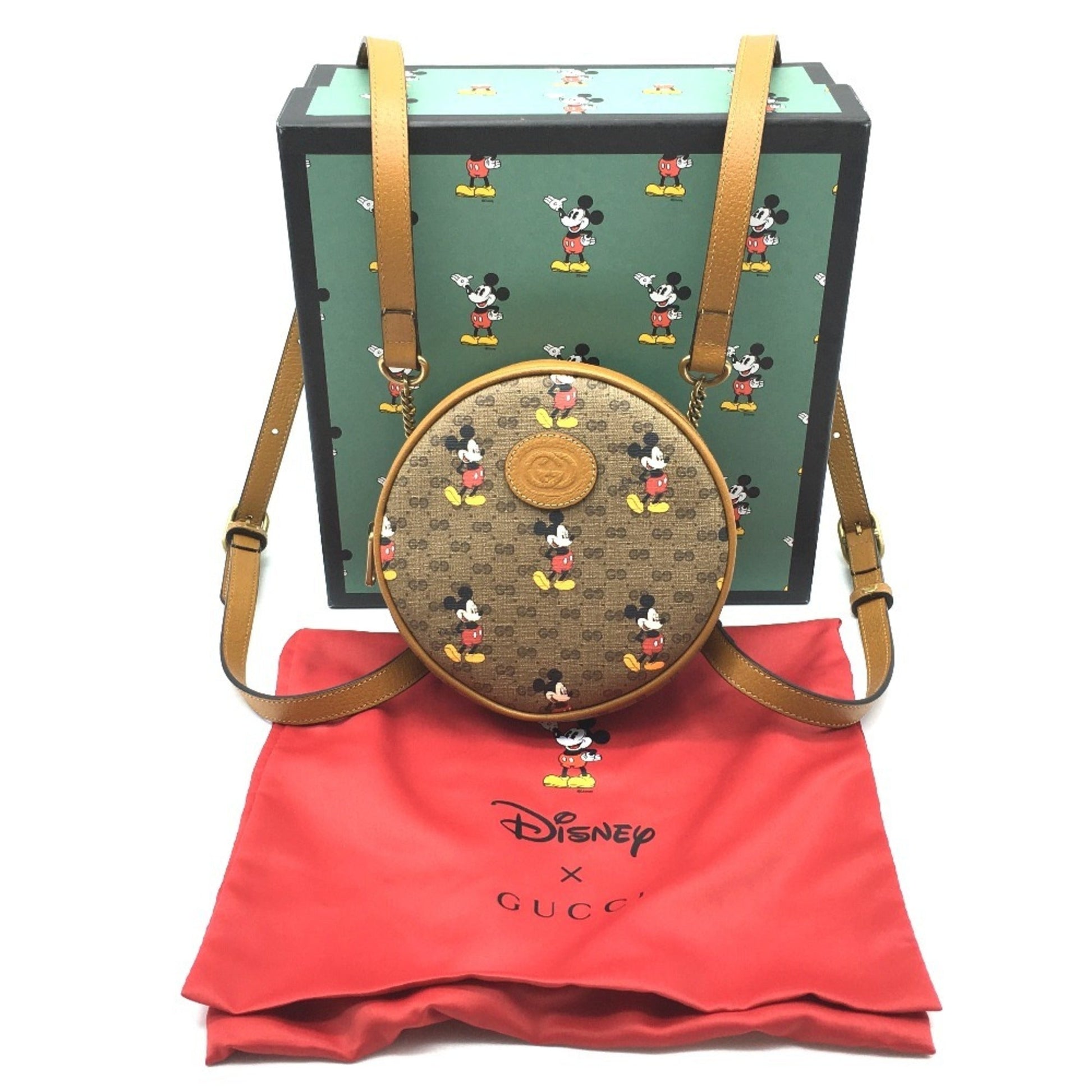 Gucci Light Brown Gg Supreme Leather Backpack ()