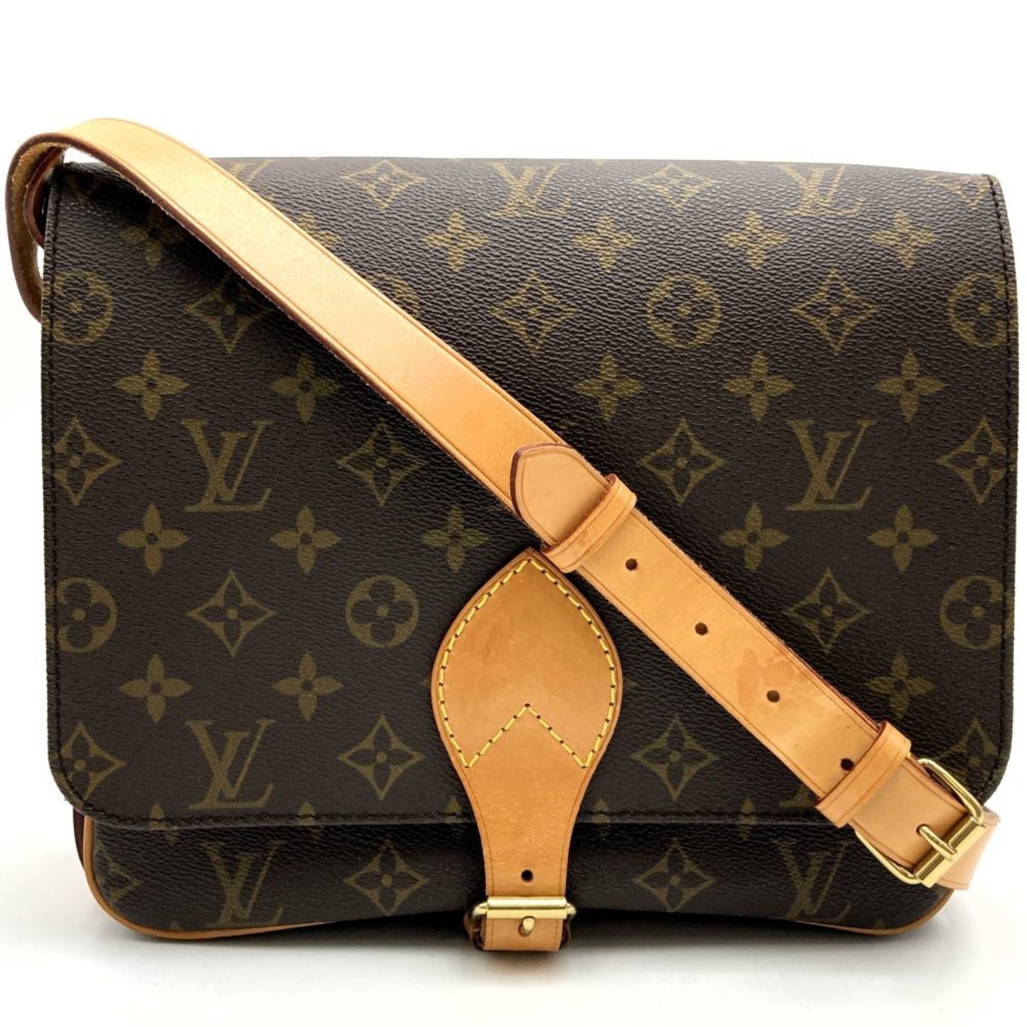 Louis Vuitton Brown Monogram Shoulder Bag ()