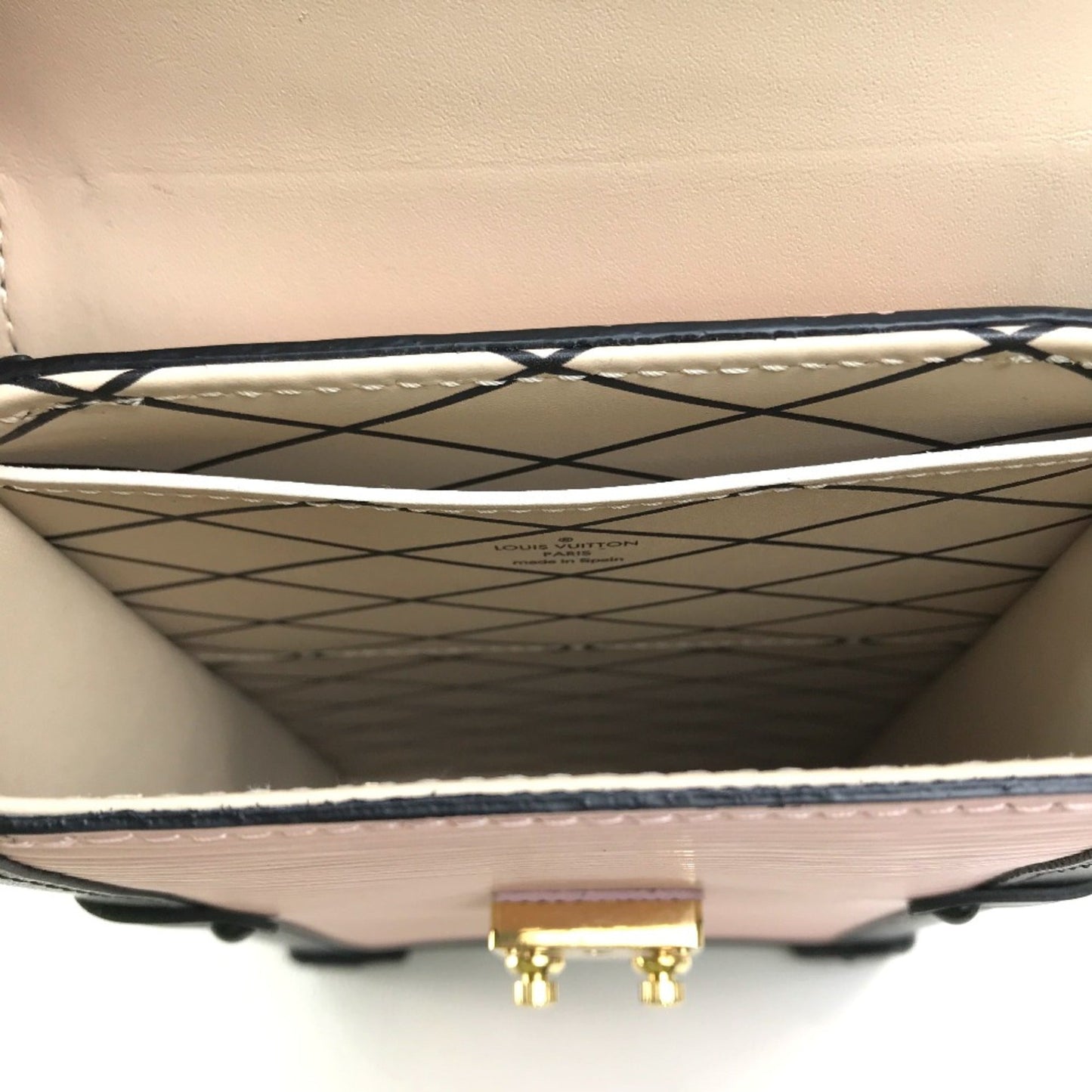 Louis Vuitton Pink Leather Shoulder Bag