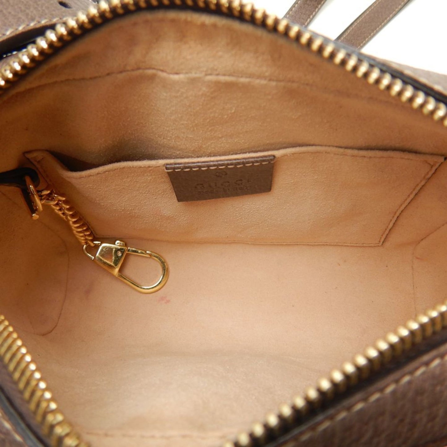 Gucci Beige Brown Gg Supreme Canvas Shoulder Bag