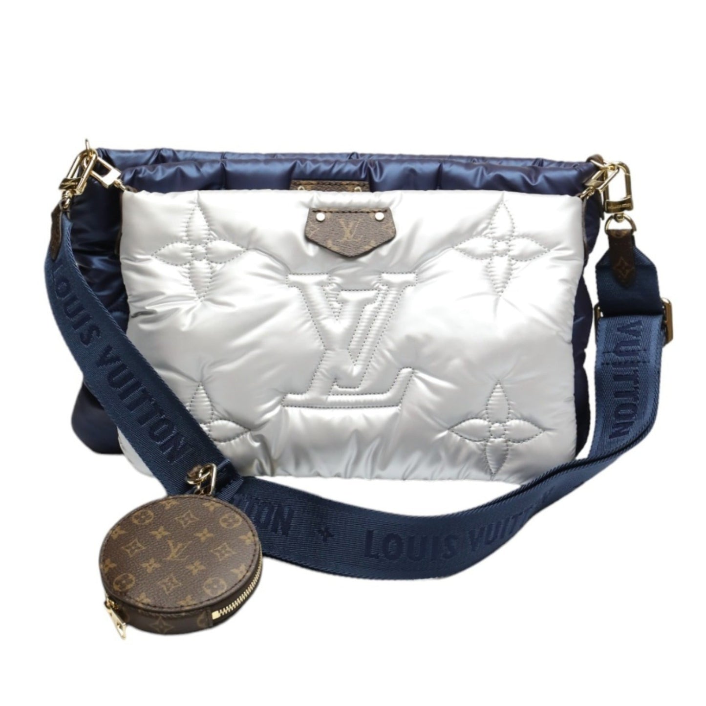 Louis Vuitton Navy Pouch Shoulder Bag