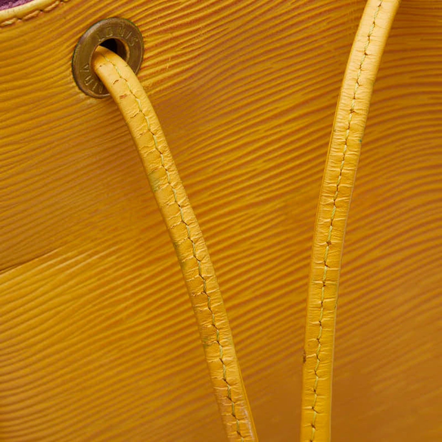Louis Vuitton Epi Yellow Gold Leather Shoulder Bag