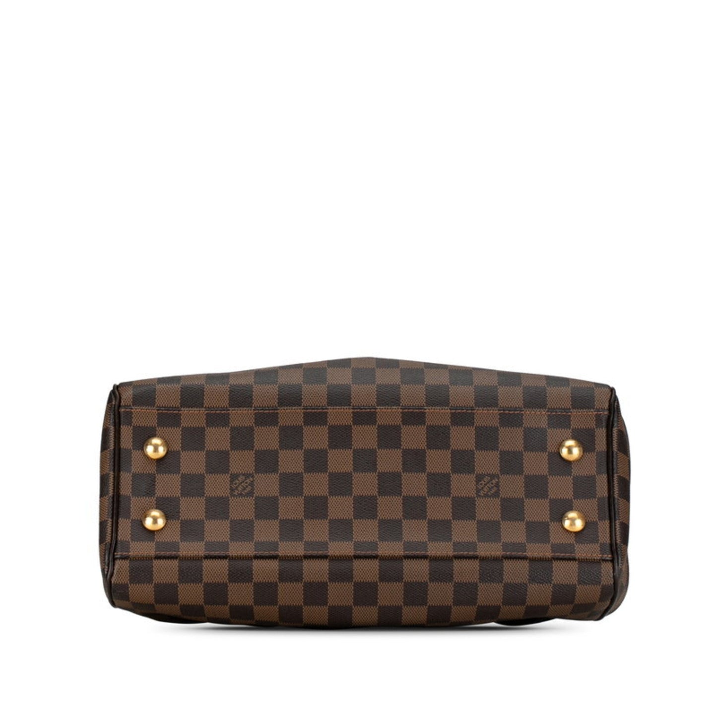 Louis Vuitton Brown Pvc Leather Handbag Shoulder Bag