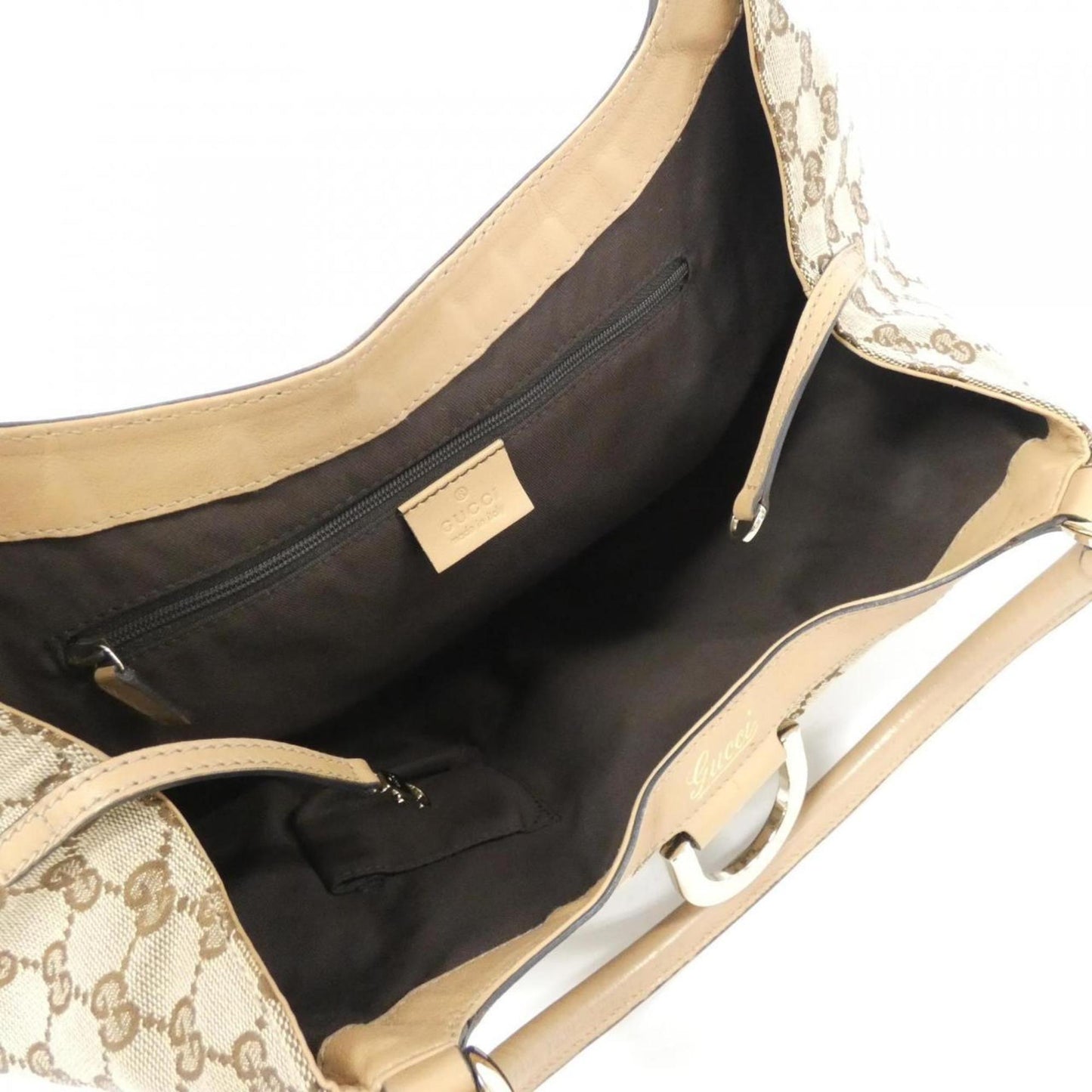 Gucci Gg Canvas Beige Gg Canvas Shoulder Bag