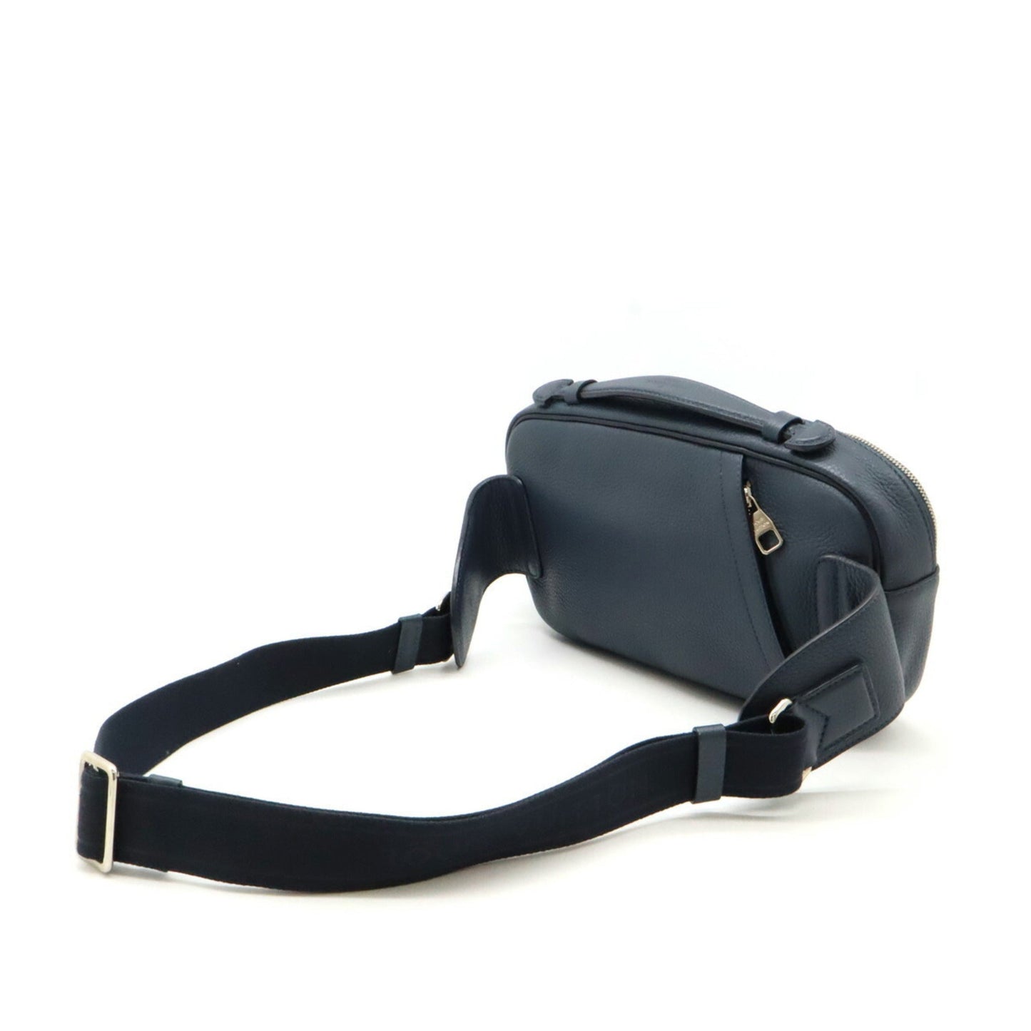 Louis Vuitton Navy Leather Shoulder Bag Sling Bag