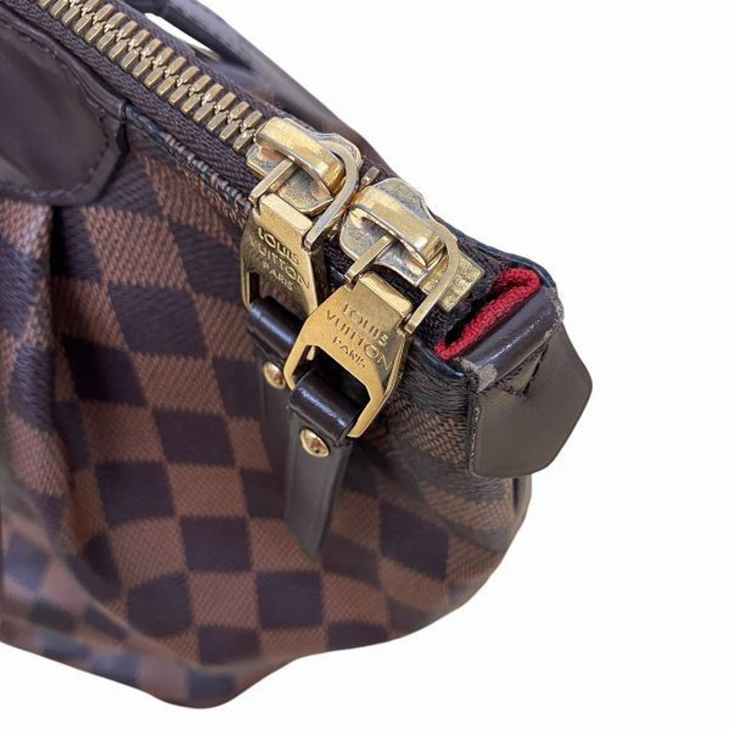 Louis Vuitton Brown Damier Canvas Shoulder Bag Tote Bag