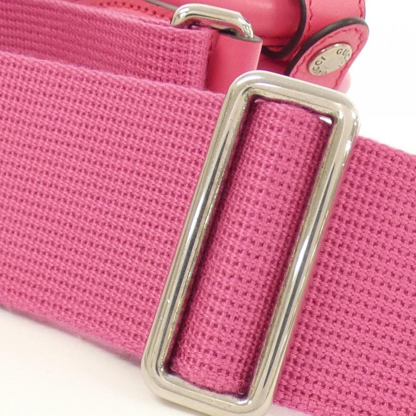 Gucci Blue Pink Embossed Handbag