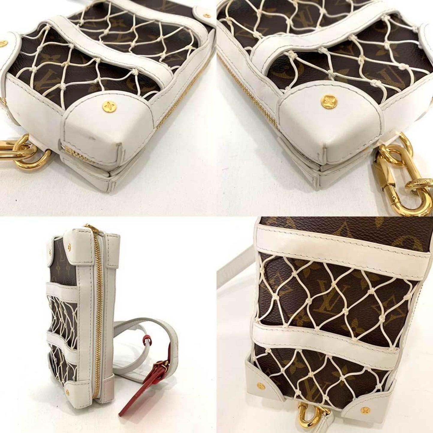 Louis Vuitton Monogram Brown White Monogram Shoulder Bag
