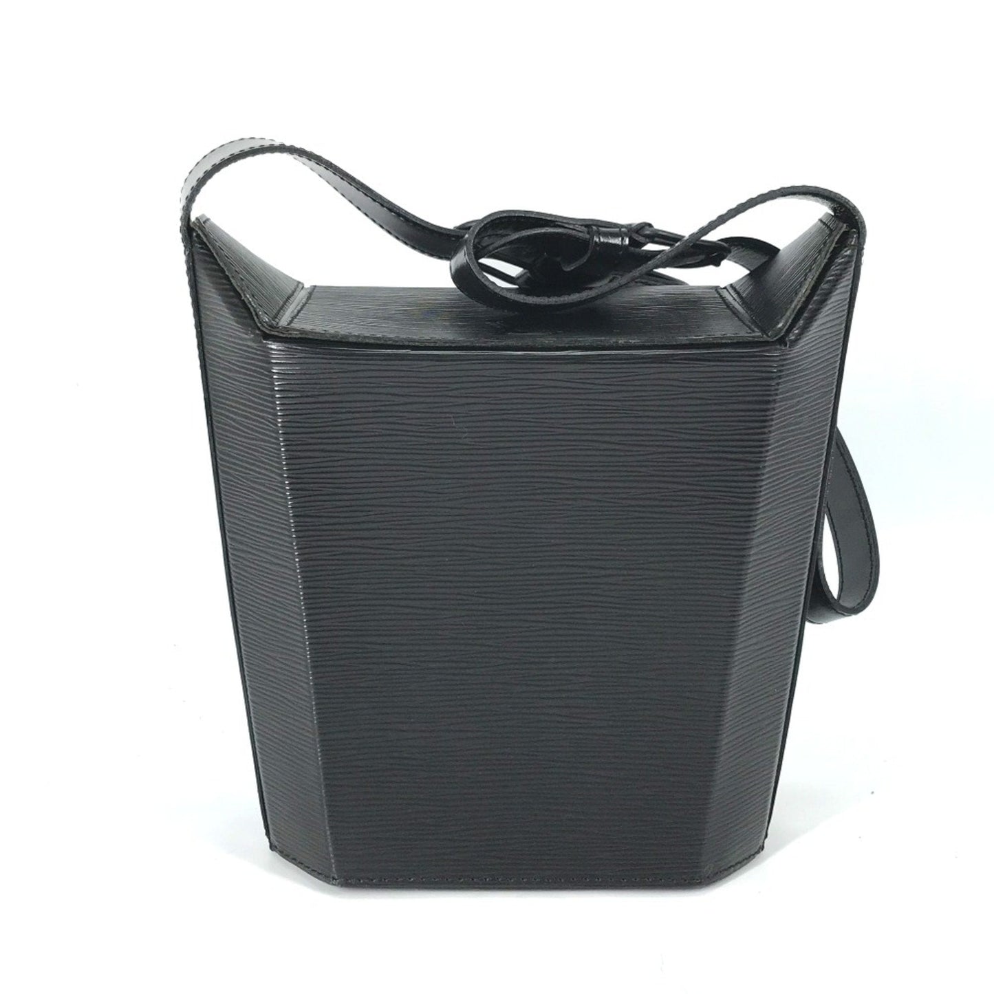Louis Vuitton Black Leather Shoulder Bag ()