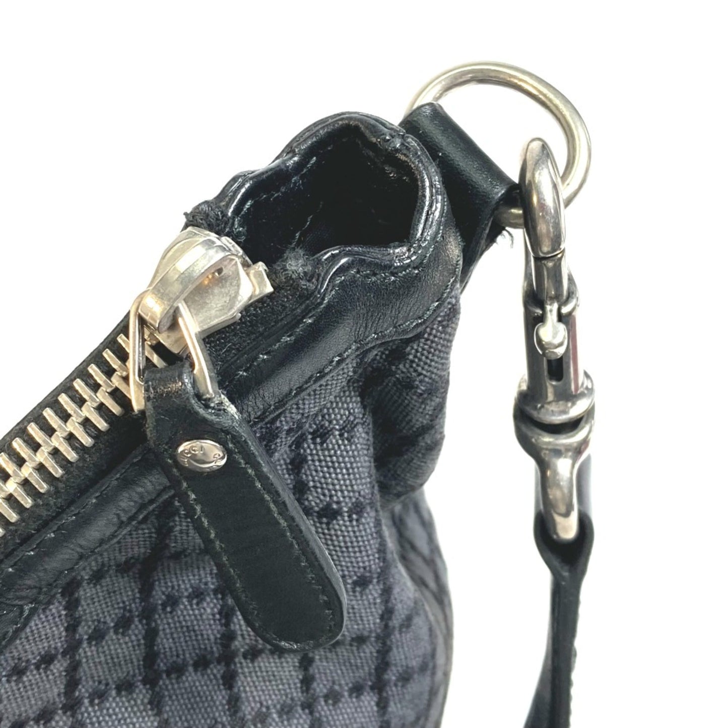 Gucci Black Cloth Shoulder Bag