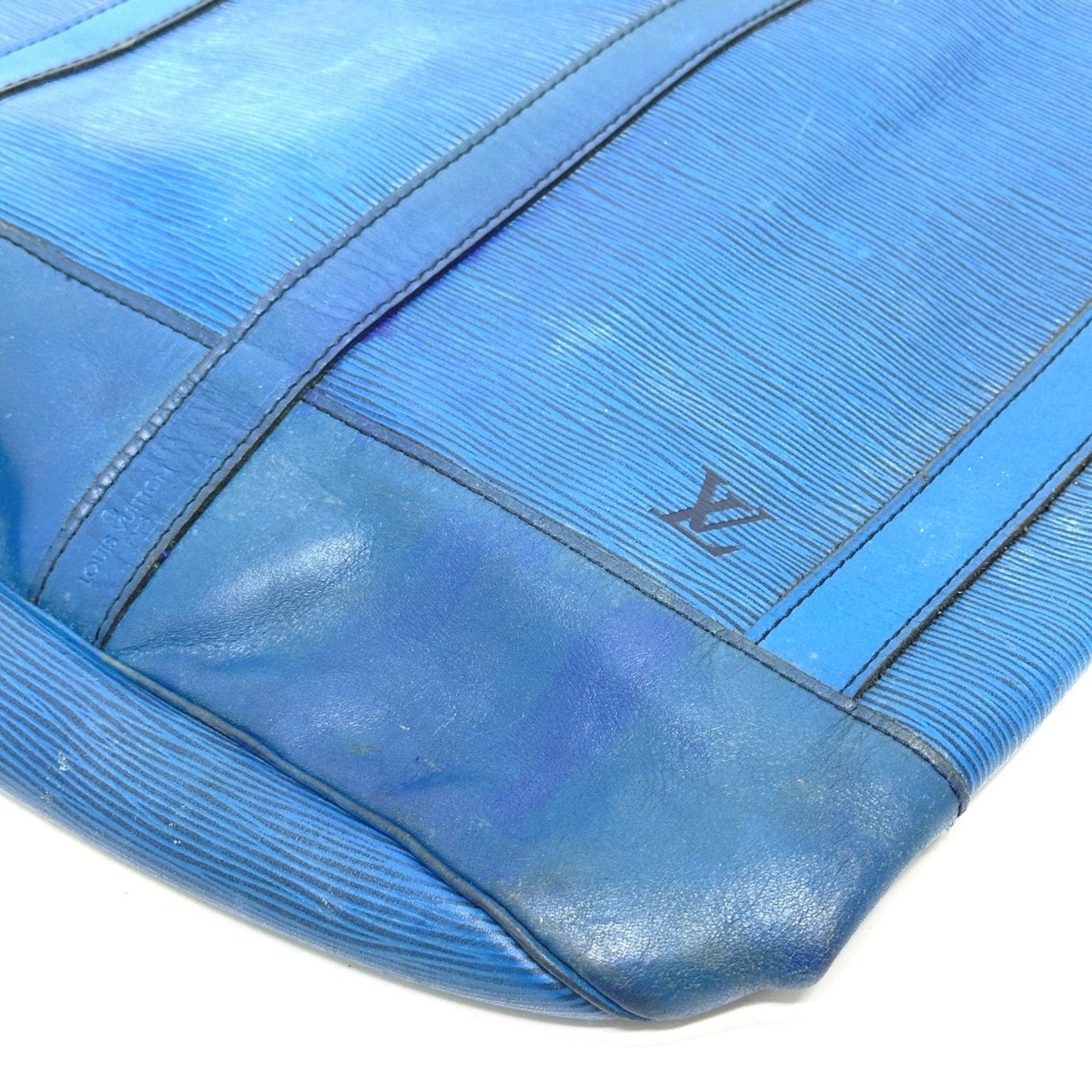 Louis Vuitton Blue Leather Shoulder Bag