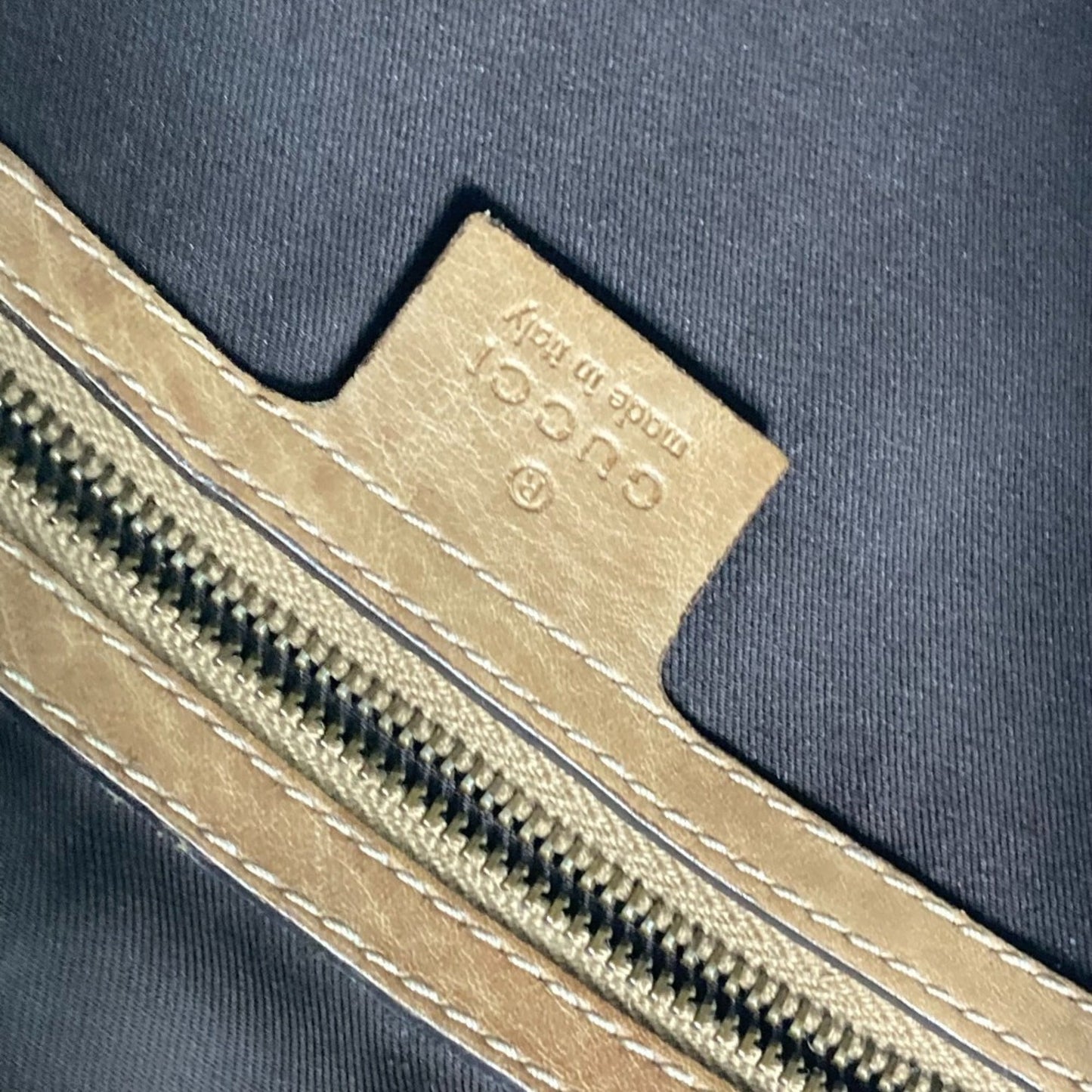 Gucci Brown Leather Shoulder Bag