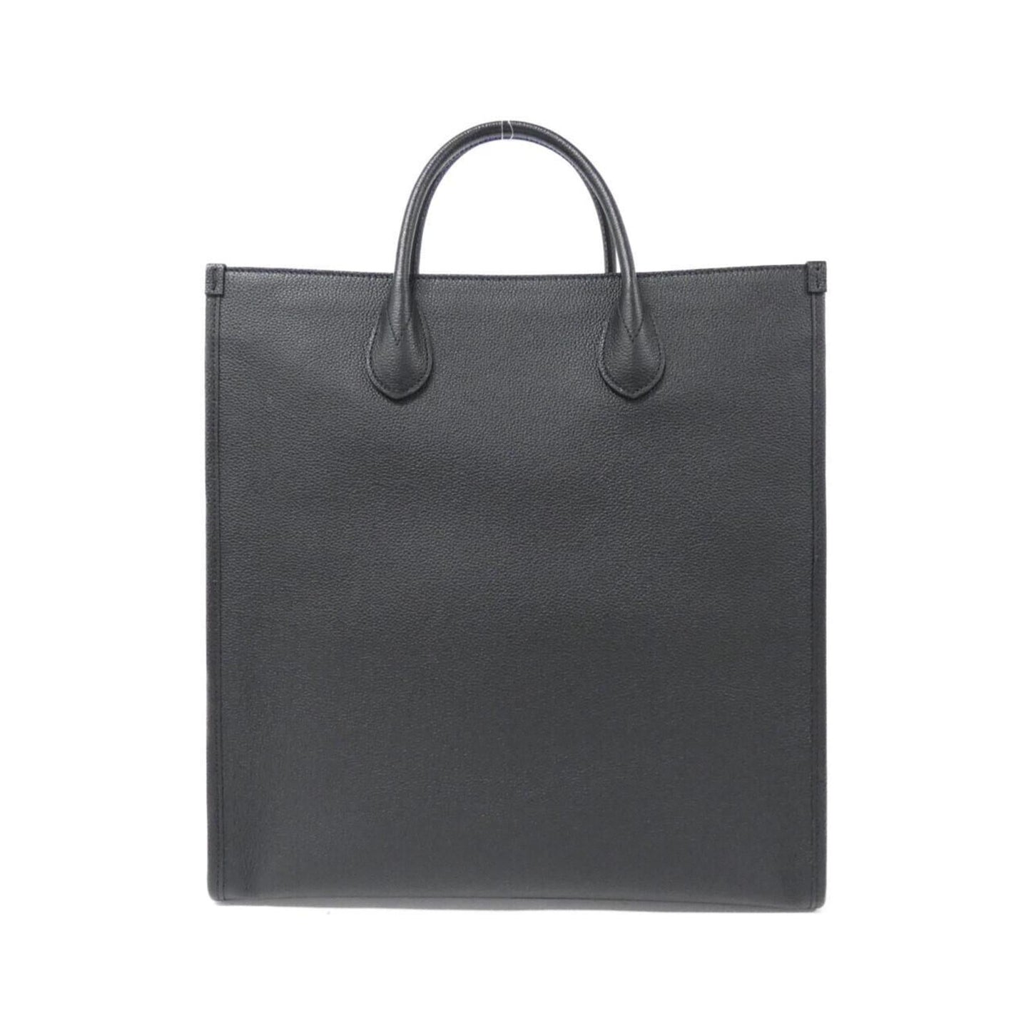 Gucci Black Leather Gg Supreme Handbag