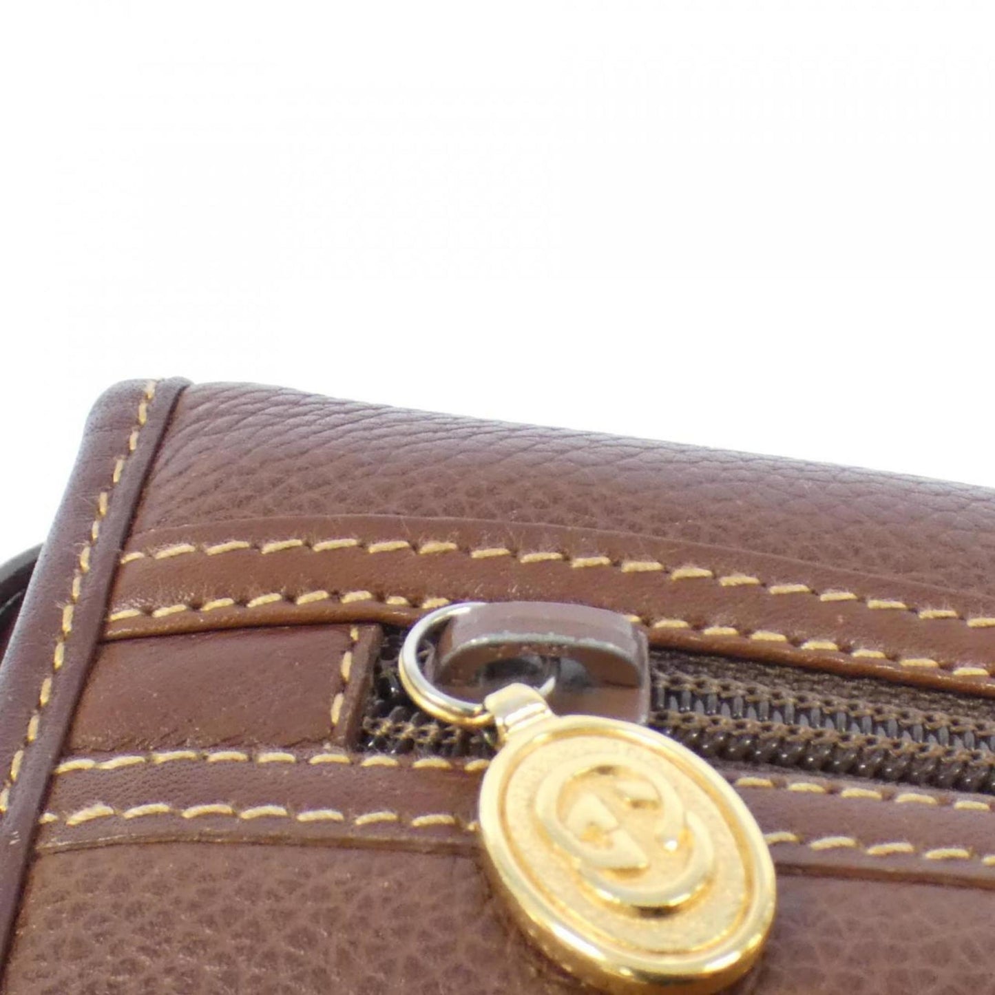 Gucci Brown Leather Shoulder Bag