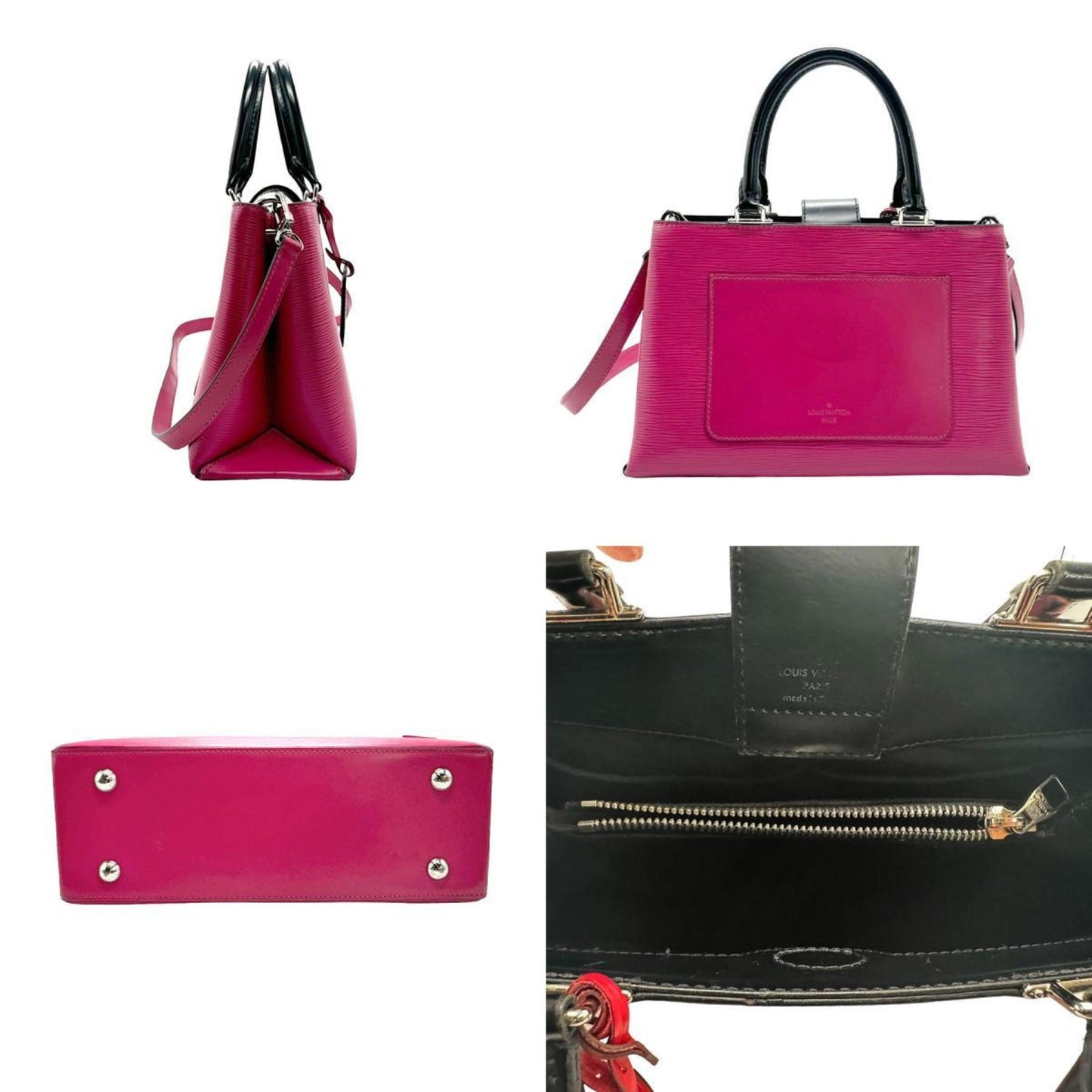 Louis Vuitton Hot Pink Epi Leather Handbag Shoulder Bag