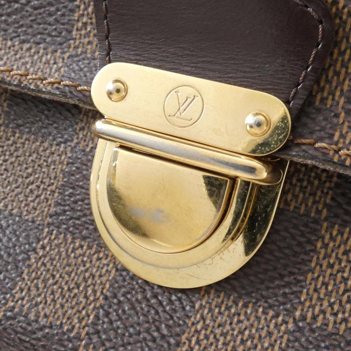 Louis Vuitton Ebene Coated Canvas Shoulder Bag