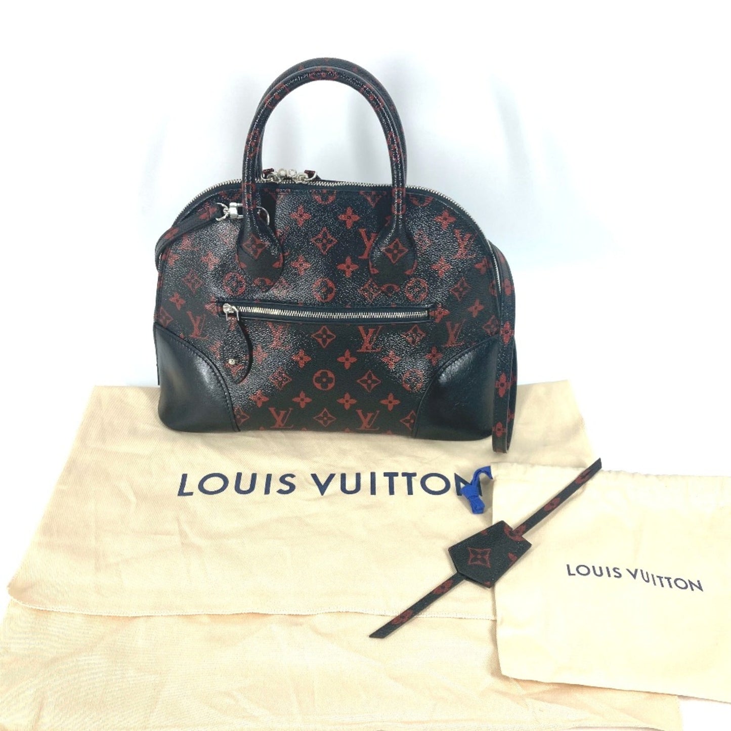 Louis Vuitton Black Cloth Shoulder Bag