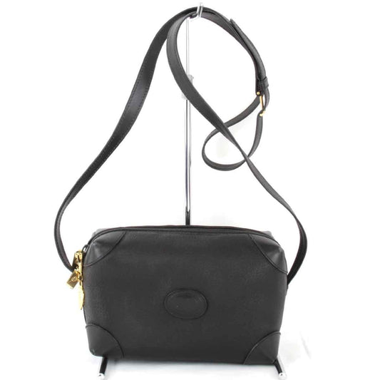Gucci Gucci Interlocking Black Leather Shoulder Bag ()