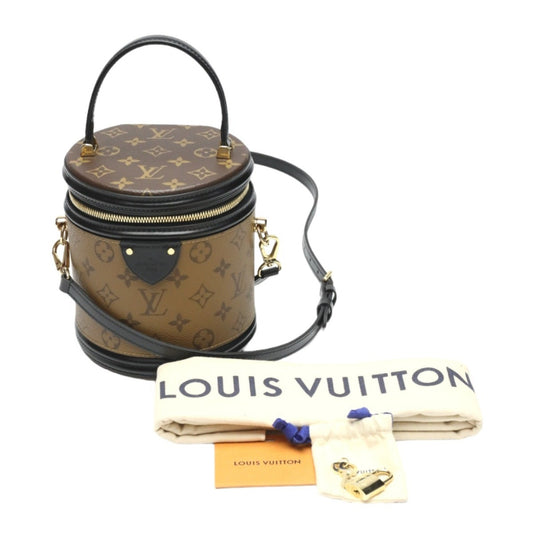 Louis Vuitton Brown Monogram Canvas Shoulder Bag ()